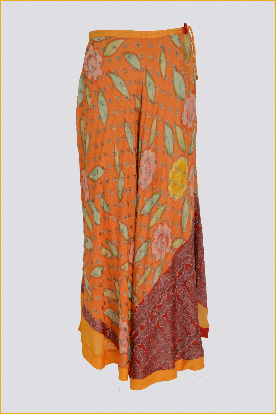 Joyce - Hand Cut Silk Hand Painted Round Skirt (7392467845316)