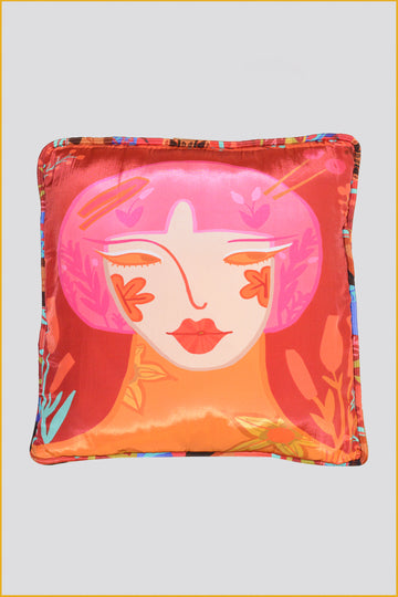 Yoko - Viscose Crepe Digital Print Pillow Cushion (7413896904900)