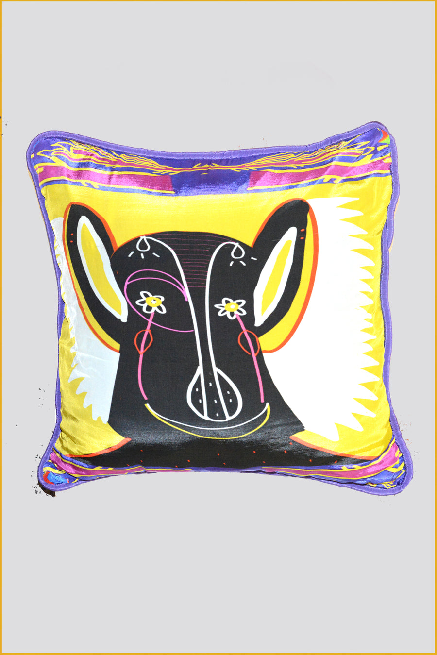 Bamboo - Viscose Crepe Digital Print Pillow Cushion (7413899657412)