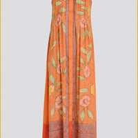 Allison - Hand Cut Silk Hand Painted Combi Dress (7392473776324)