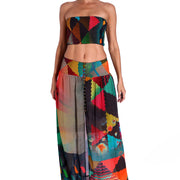 Keyna - Georgette Digital Print Skirt (7182452588740)