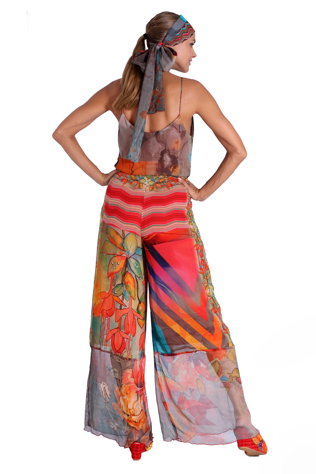 Kenisha - Georgette Digital Print Long Jumpsuit (7187469959364)
