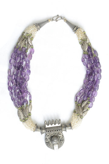 Martina Amethyst and Alexandrite Necklace (1333682012265)