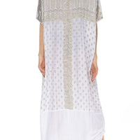 Annette Kaftan Silk Dress - Hand Cut Silk (2403167305833)