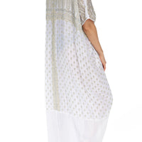 Annette Kaftan Silk Dress - Hand Cut Silk (2403167305833)