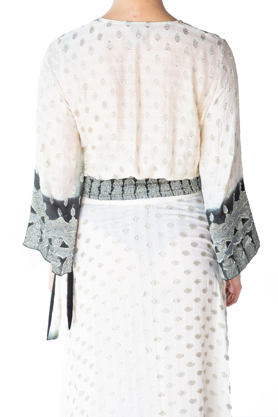 Milena - Hand Cut Silk Degrade Blouse (7123839877316)