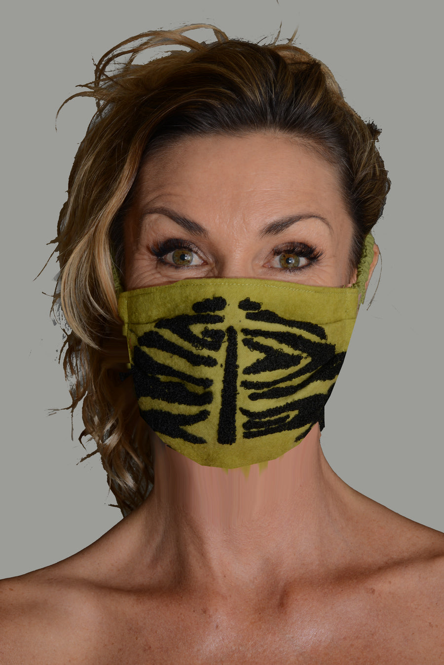 Deeley - Cotton Flanel Wool Embroidery Face Mask (4753530847337)
