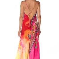 Quella - Georgette Digital Print Dress (7107006496964)