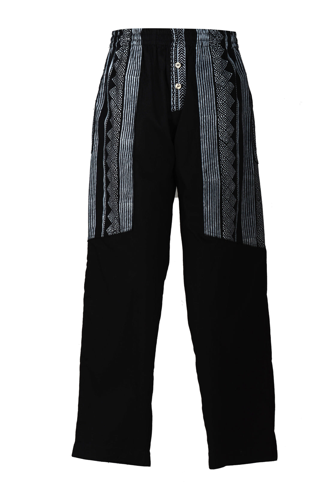 Emilio - Cotton Twill Print Long Pants (7190055059652)