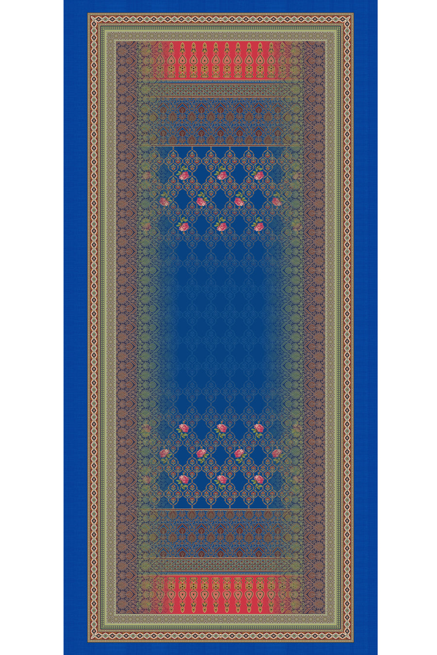 Tectona - Original Tribal Print Rayon Digital Georgette (7343826337988)