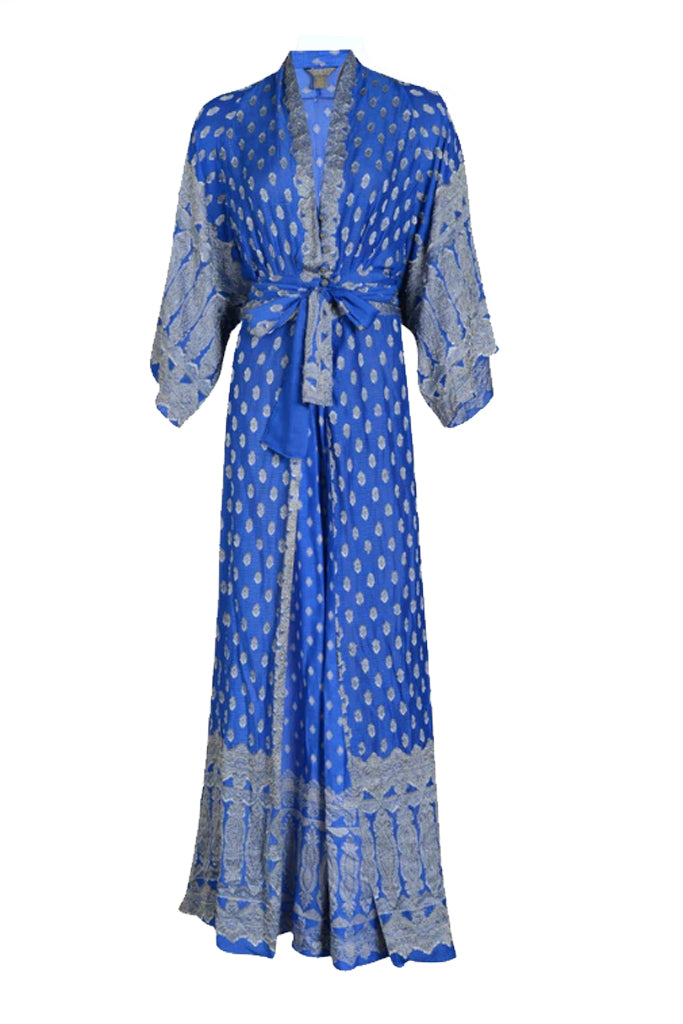 Lizabeta - Hand Cut Silk Long Dress (6766743879876)