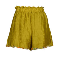 Tassilly - Cotton Silk Solid Short Pants (6836278821060)