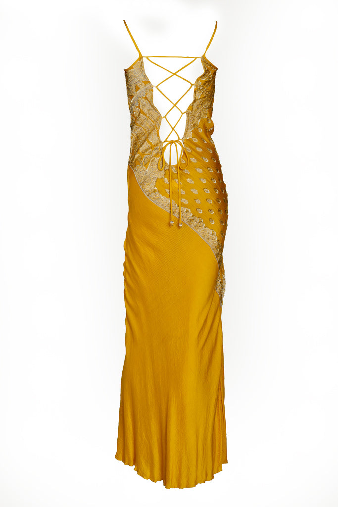 Shareefa - Hand Cut Silk Dress (6141980147908)