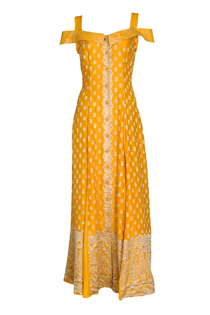 Arabella - Hand Cut Silk Long Dress (6170862223556)
