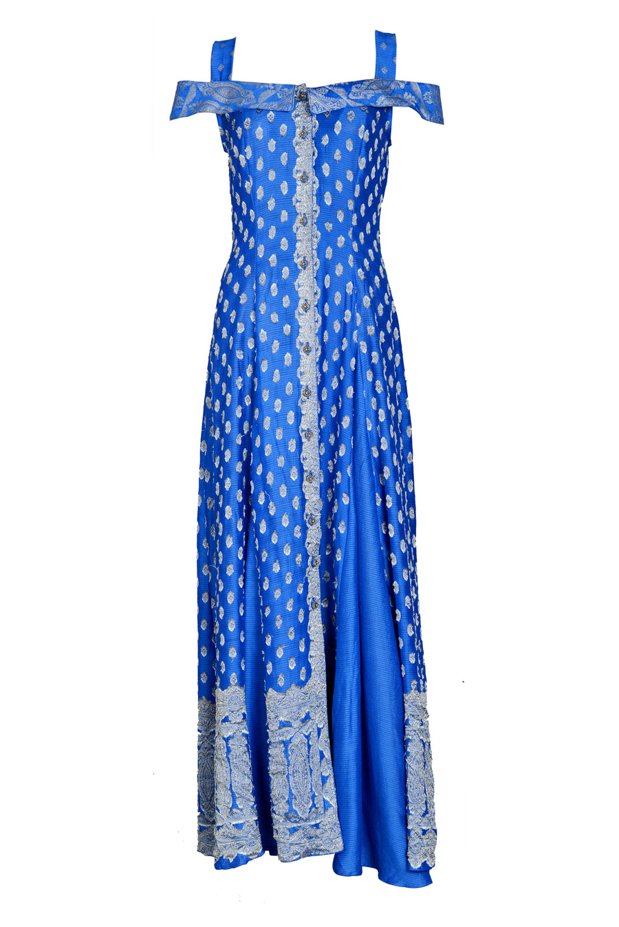 Arabella - Hand Cut Silk Long Dress (6170862223556)