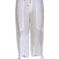 Ellen - Cotton Silk Solid Pants (6974664081604)