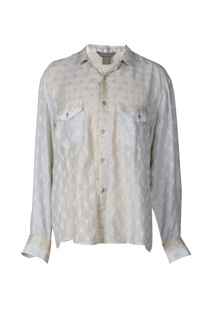 Dylan Shirt - Hand Cut Silk Men's Shirt (3567078506601)