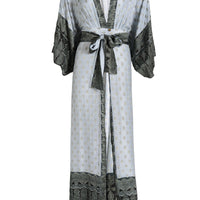 Elvina - Hand Cut Silk Degrade Long Dress (7123635601604)