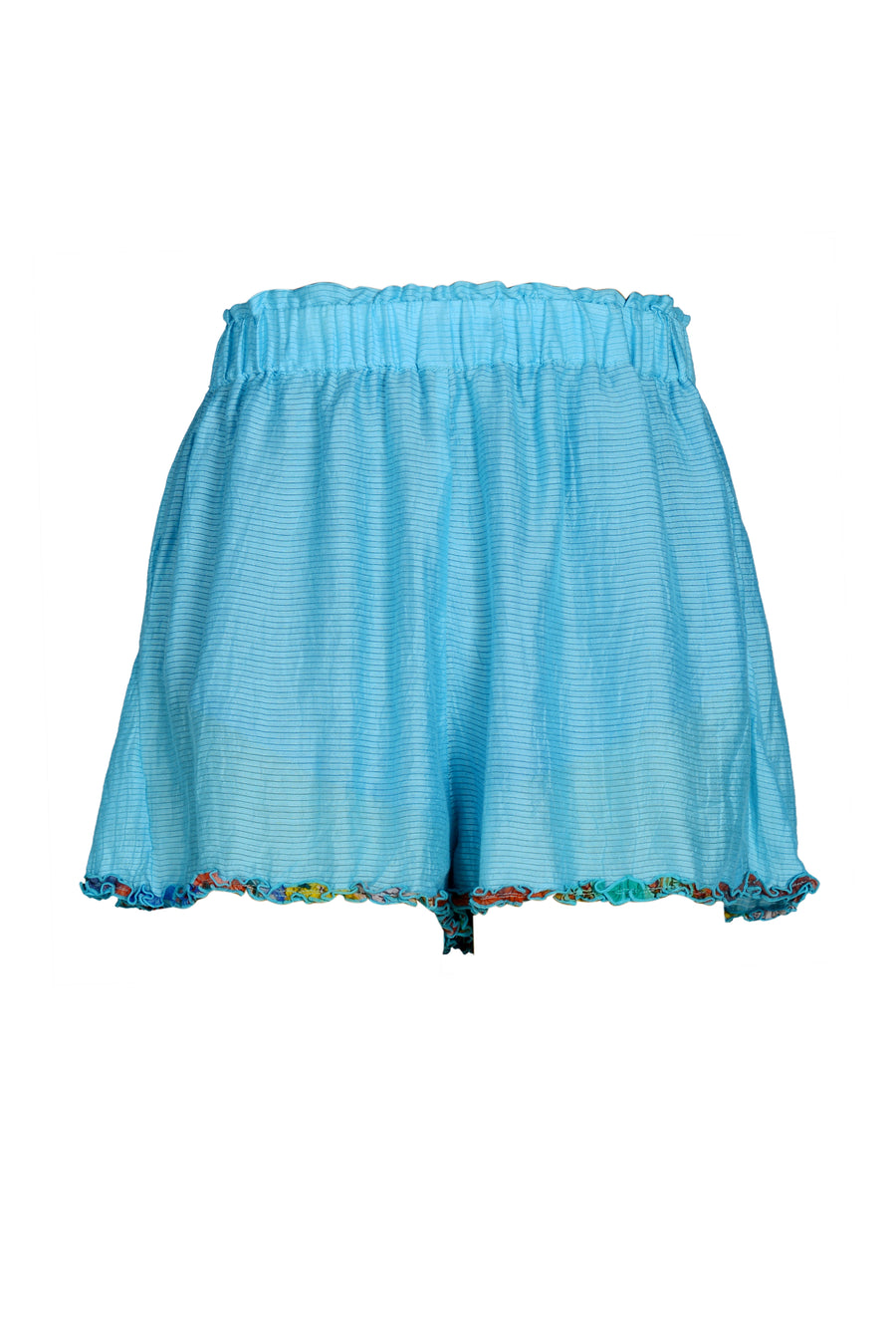 Tassilly - Cotton Silk Solid Short Pants (6836278821060)