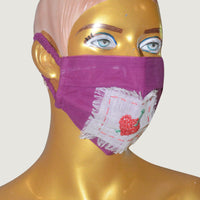 Pears - Temple Border Heart Face Mask (4753944707177)