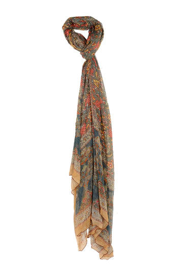 Aquilaria - Chiffon Digital Print Shawl (7338950688964)