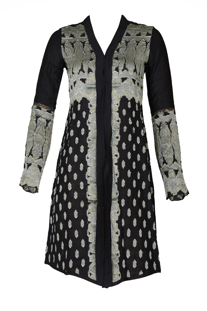 Kebaya - Hand Cut Silk Jacket (4341409316969)