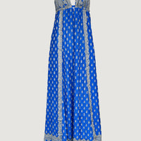 Klasum Halter Neck Dress- Hand Cut Jacquard Silk With Open Back (4400504766569)