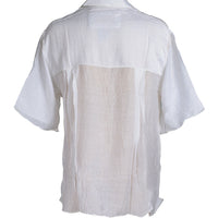 David - Silk Cotton Men's Shirt With Hand Carved Bone Buttons (315763261481)