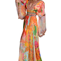 Margosha - Kimono Sleeves Long Dress (6831540764868)