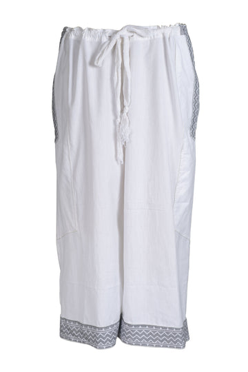 Eli - 100% Soft Cotton Drawstring Cropped Men's Pant (4493581025385)