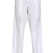Hese - Soft Cotton With Border Drawstring Pants (4493575192681)