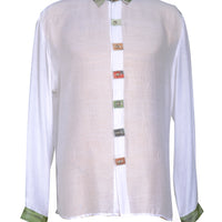 Adamson - Silk Cotton Shirt with Viscose Muslin Tye Dye (6169144950980)